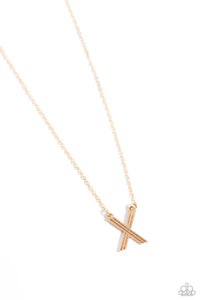 Leave Your Initials Gold Necklace