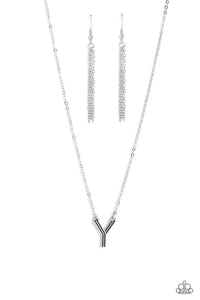 Leave Your Initials Silver Necklace