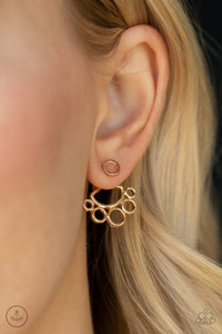 Completely Surrounded Gold Earring