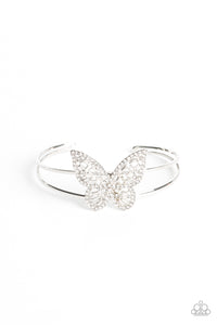 Butterfly Bella Bracelet (Gold, White)
