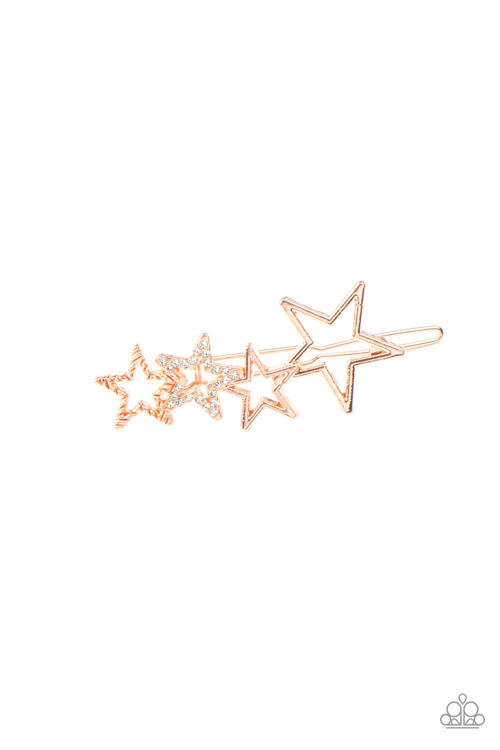 From STAR To Finish Hair Clip (Copper, Gold)