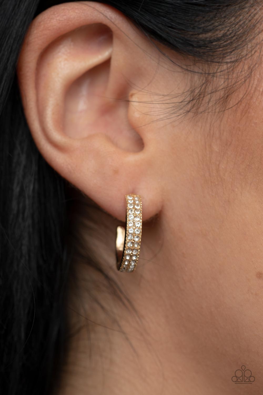 Small Town Twinkle Earring (Gold, Black)