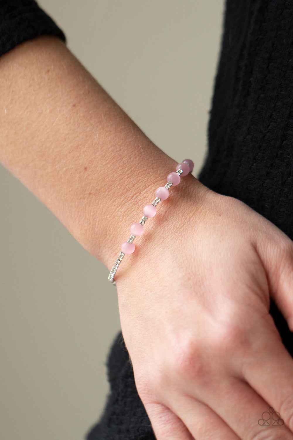 Tea Party Twinkle Bracelet (Pink, White)