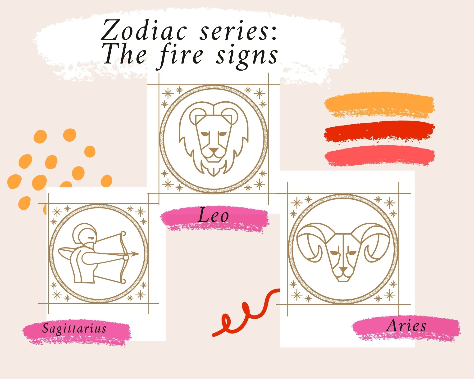 The Zodiac Series: Fire Signs