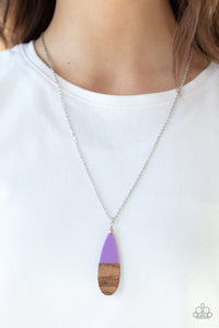 Going Overboard Necklace (Green, Purple, Yellow)