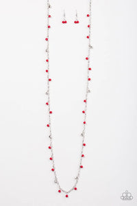 The Whole Shebang Red Necklace