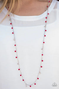 The Whole Shebang Red Necklace