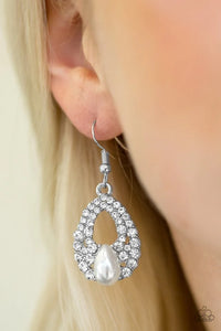 Share The Wealth White Earring