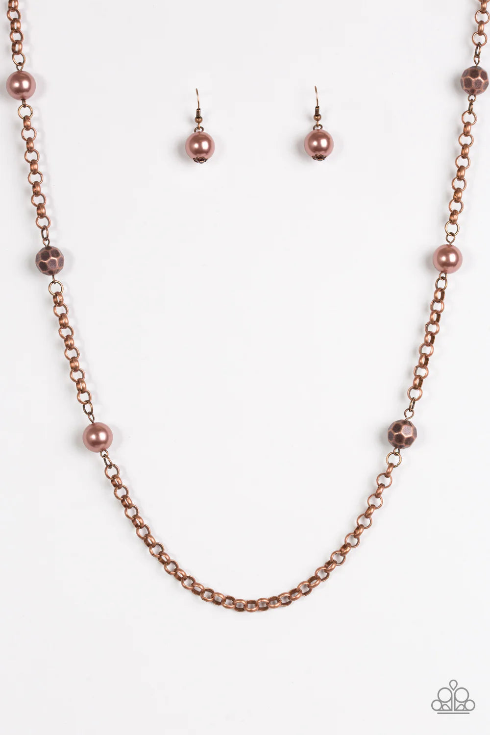 Showroom Shimmer Copper Necklace