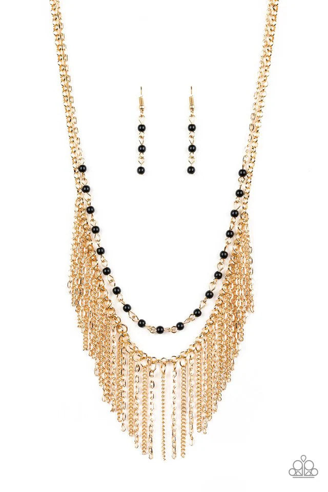 Fierce In Fringe Necklace