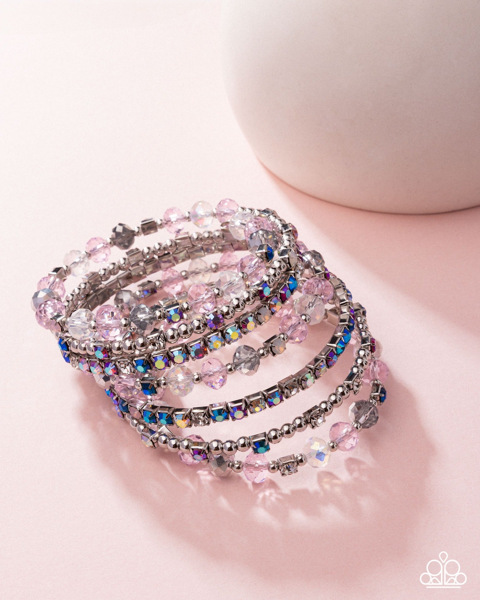 Sizzling Stack Bracelet - Pink Multi