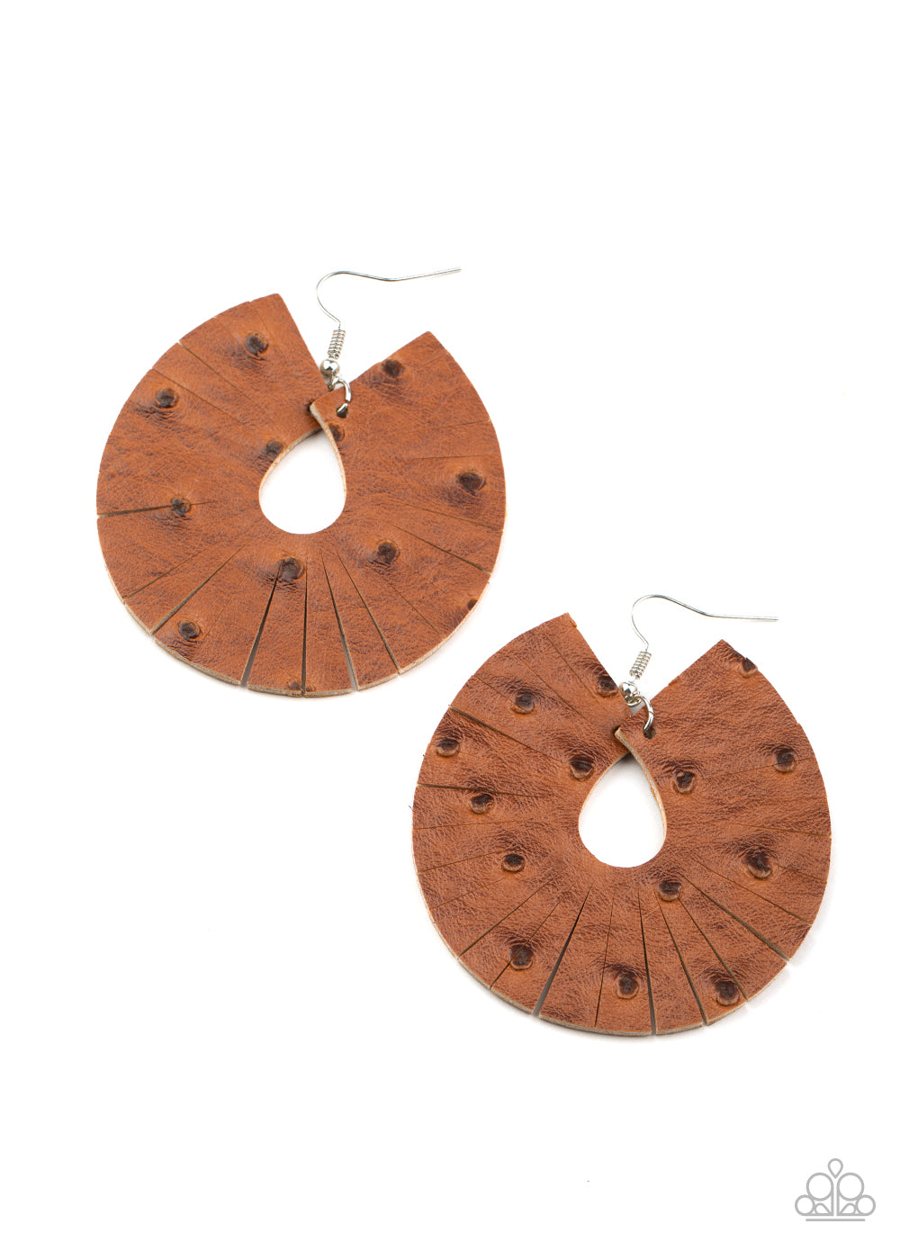 Palm Islands Black Earring