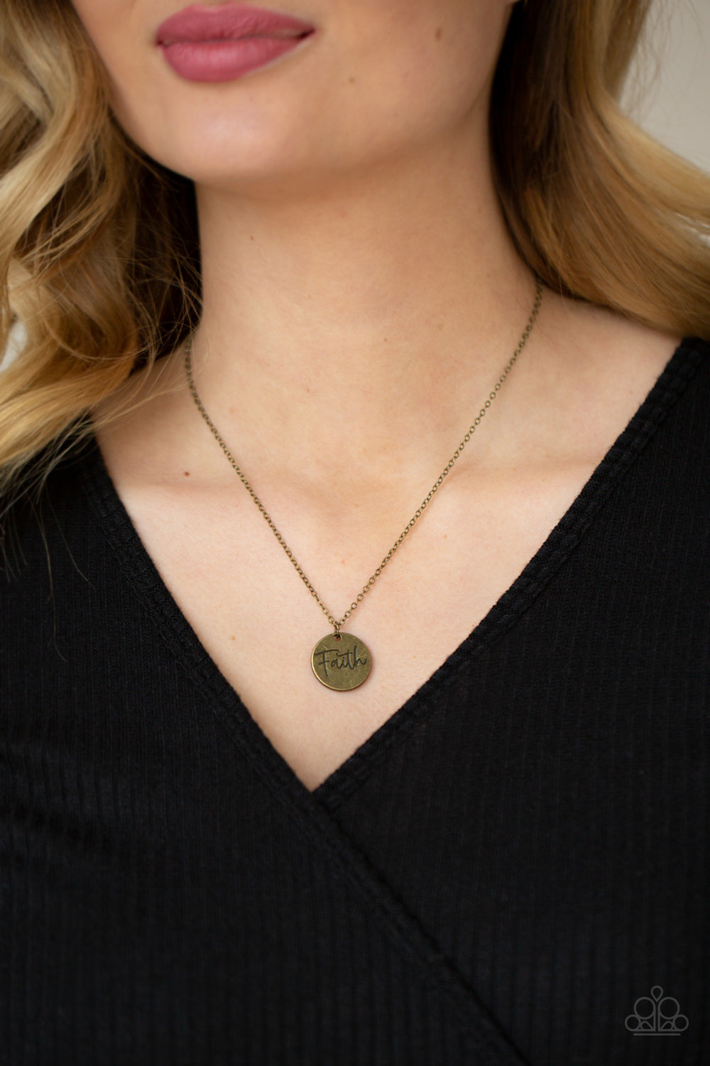 Choose Faith Necklace (Brass, Silver, Copper)