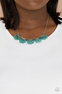 Mermaid Oasis Necklace (Orange, Blue)