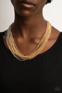 Metallic Merger Necklace