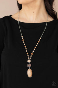 Naturally Essential Necklace (Orange, Red, Brown)