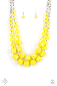 Summer Excursion Necklace (Orange, Yellow)