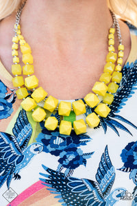 Summer Excursion Necklace (Orange, Yellow)