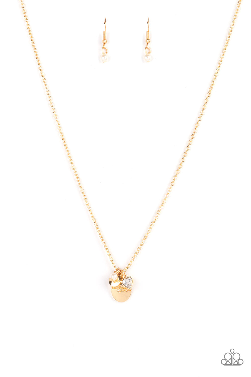 Super Mom Necklace (Pink, Gold)