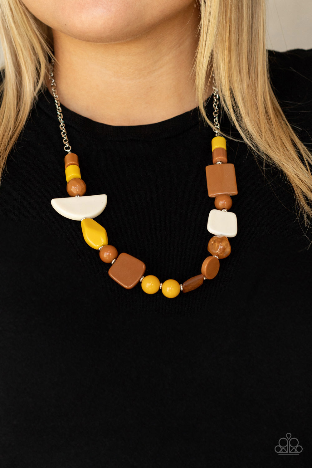 Tranquil Trendsetter Necklace (Yellow, Purple, Green)