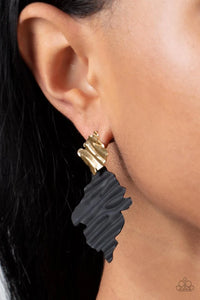 Crimped Couture Earring