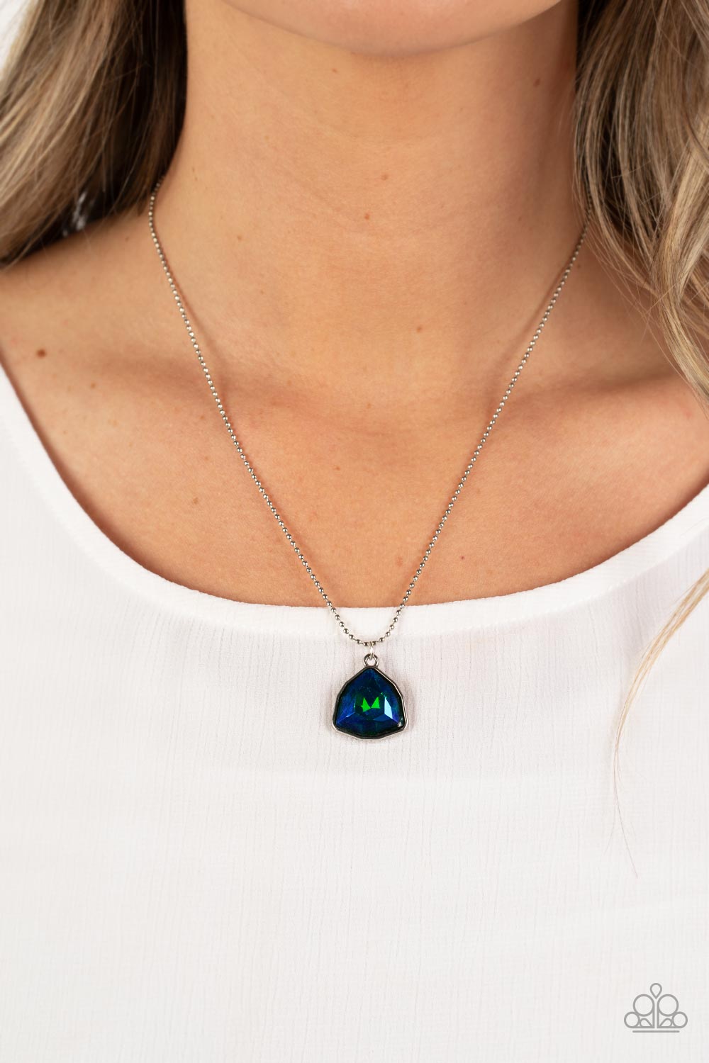 Galactic Duchess Necklace (Blue, Black, Multi)