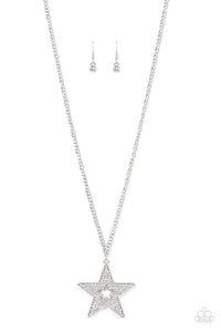 Superstar Stylist Necklace (Gold, Brass, White)