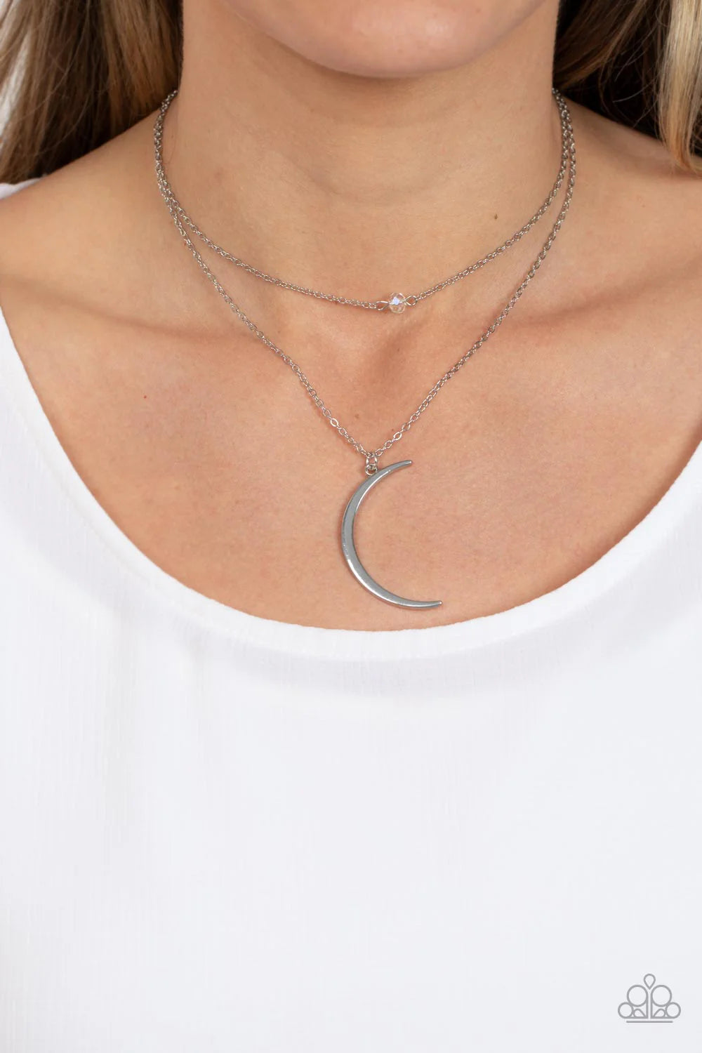 Modern Moonbeam Necklace