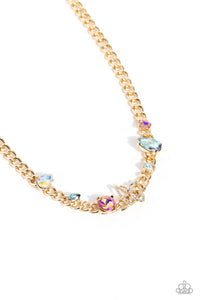 Storybook Succession Necklace (Gold, Multi)