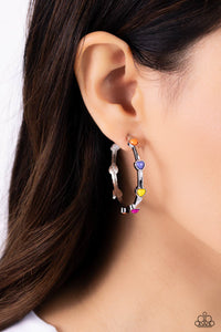Affectionate Actress Earring ( Red, Orange)