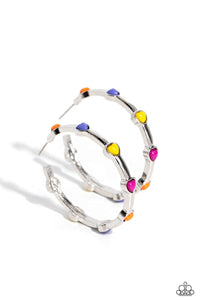 Affectionate Actress Earring ( Red, Orange)