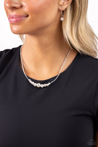 White Collar Whimsy Necklace