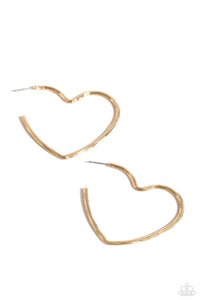 Summer Sweethearts Earring (Gold, White)