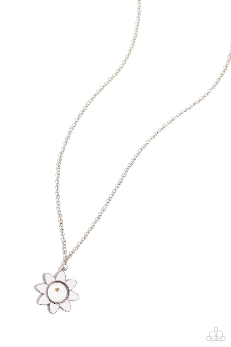 Petals of Inspiration Necklace (Pink, White)