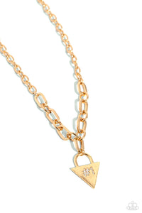 Your Number One Follower Necklace (White, Gold)