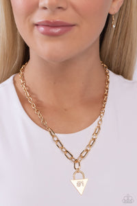 Your Number One Follower Necklace (White, Gold)