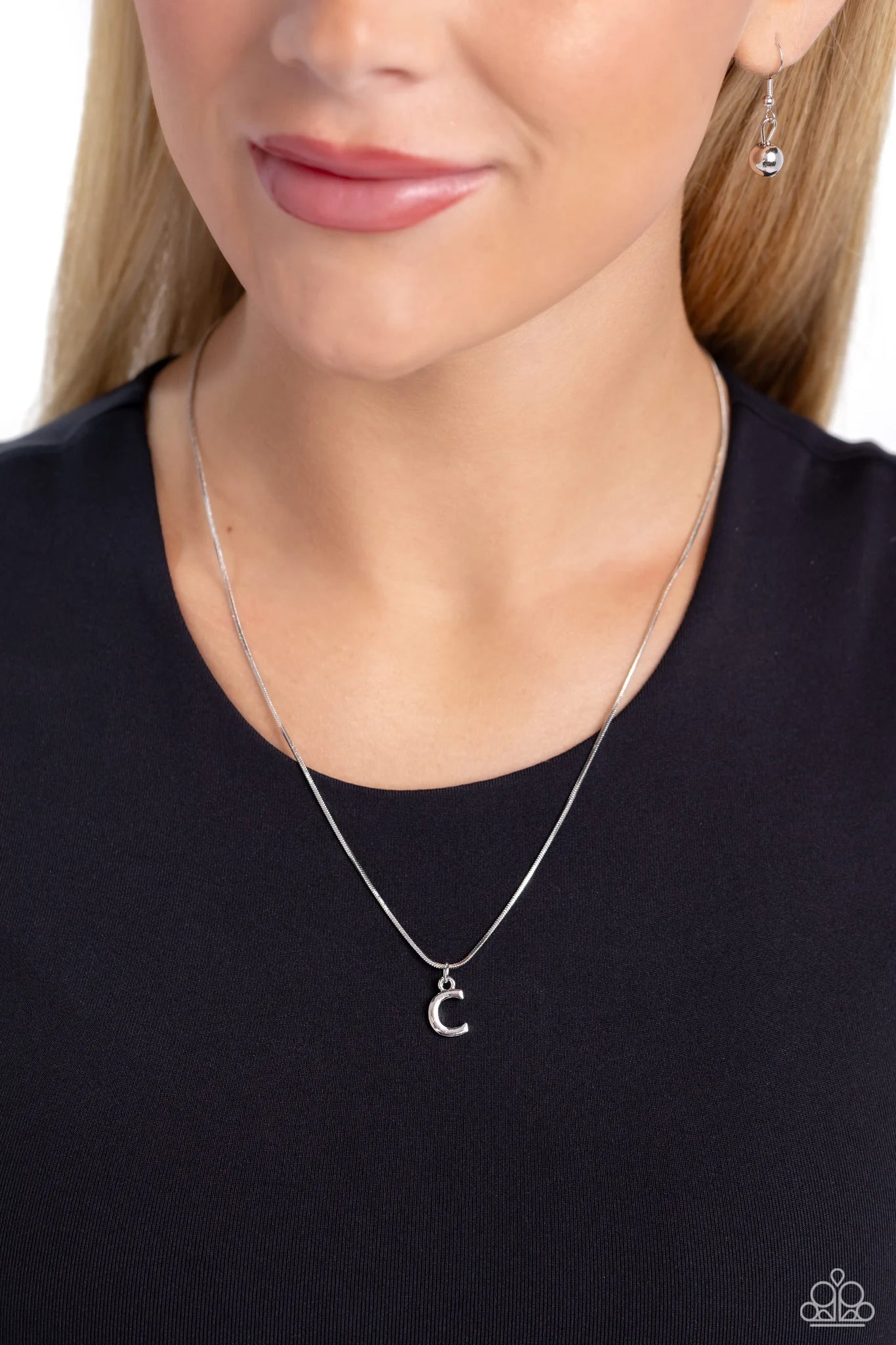 Seize the Initial Silver Necklace