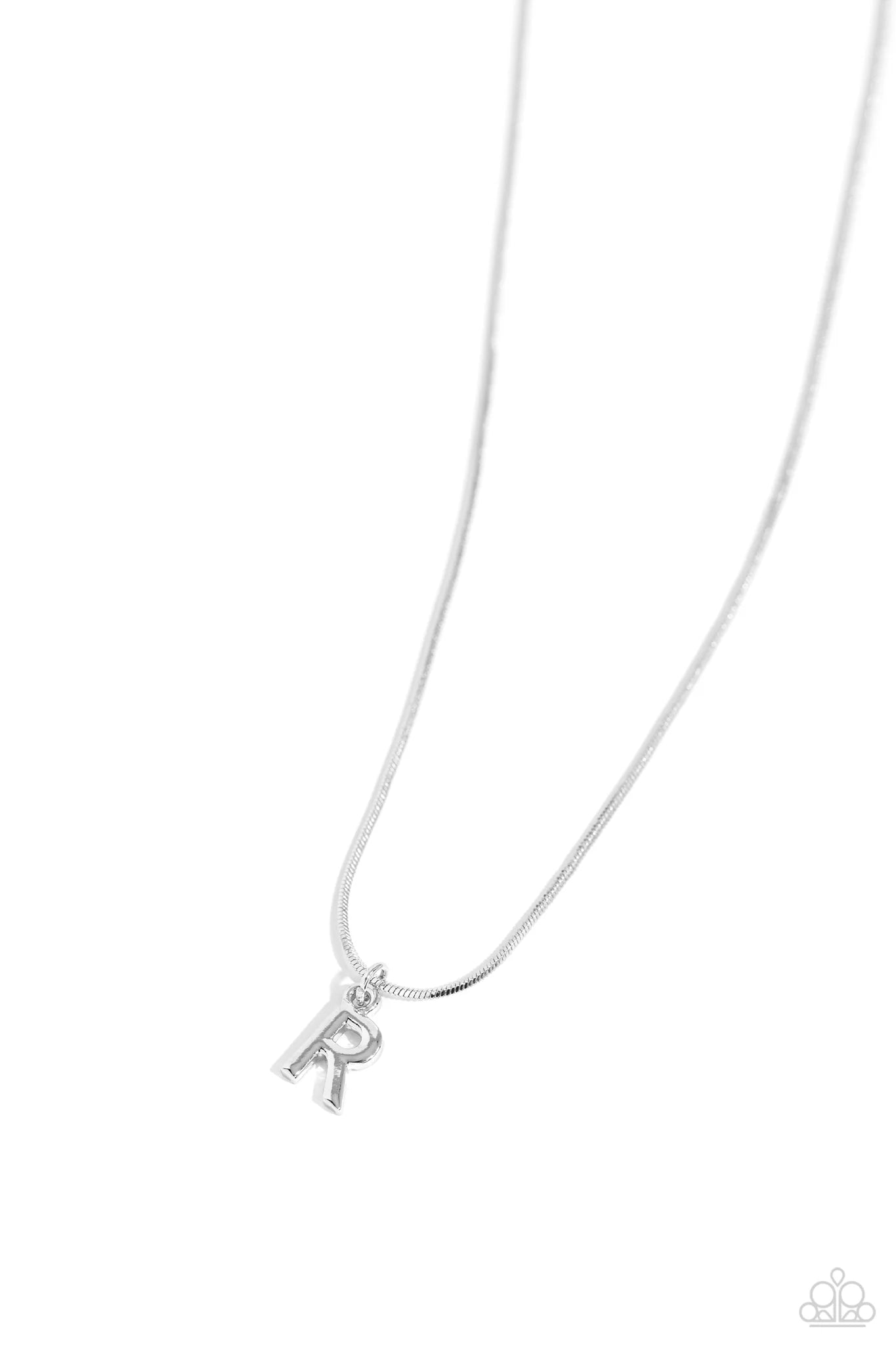 Seize the Initial Silver Necklace