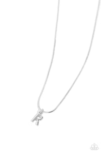 Seize the Initial Silver Necklace