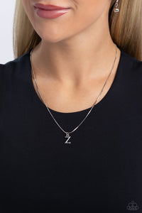 Seize the Initial Silver Necklace