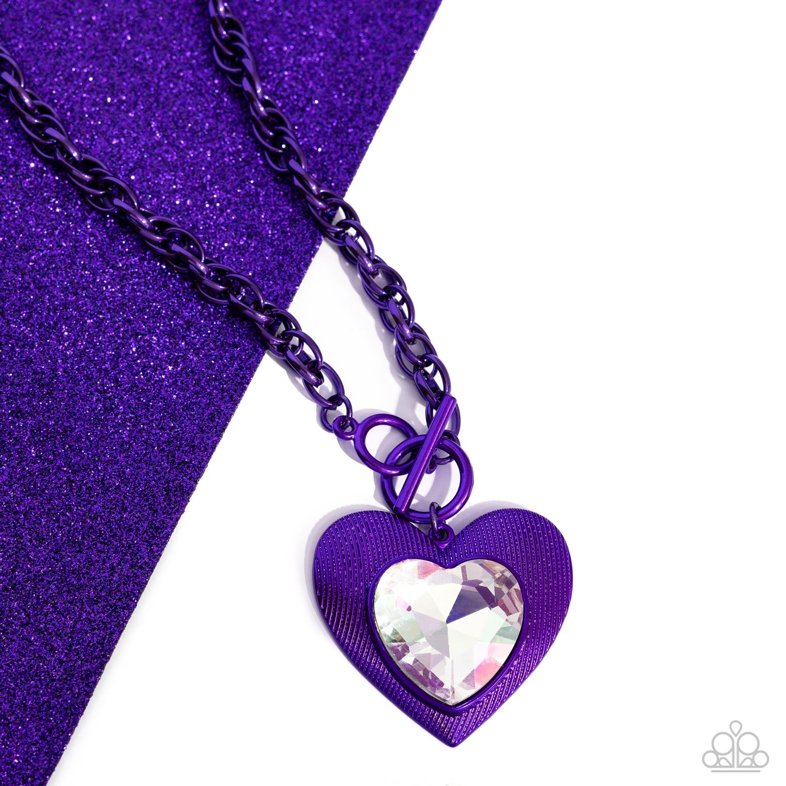 Modern Matchup Necklace (Purple, Blue)