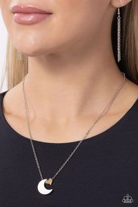 Low-Key Lunar Necklace (Silver, Multi)