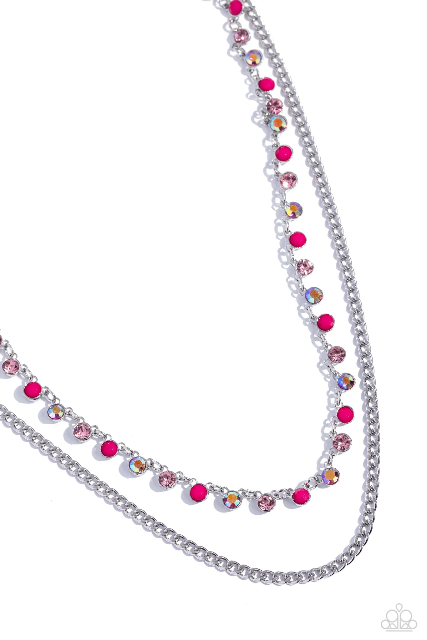 Delicate Dame Necklace (White, Pink, Multi)