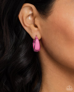 Colorful Curiosity Pink Earring