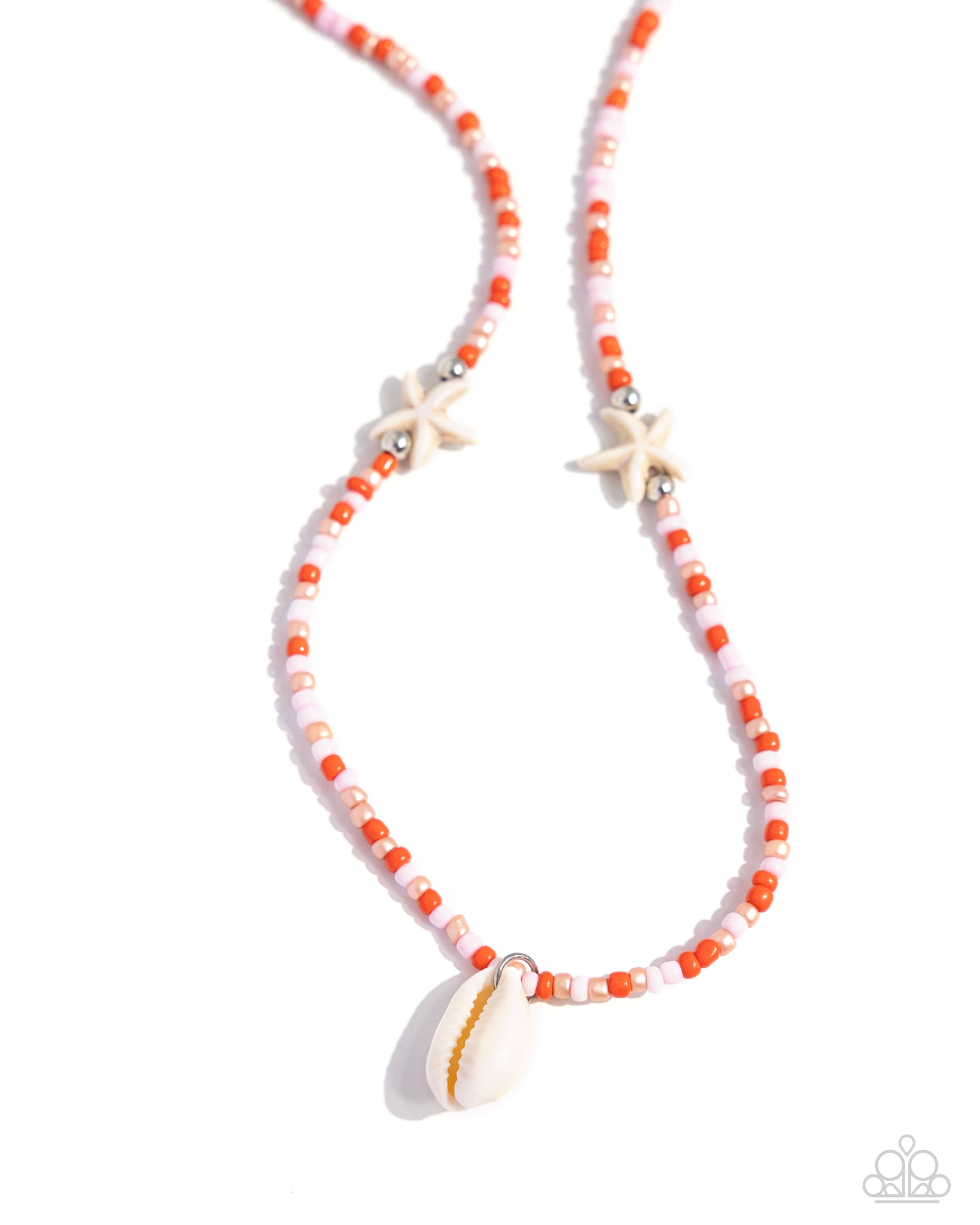 Beachside Beauty Orange Necklace