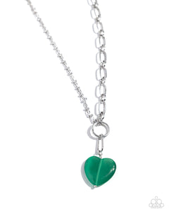 Definition of HEART Green Necklace