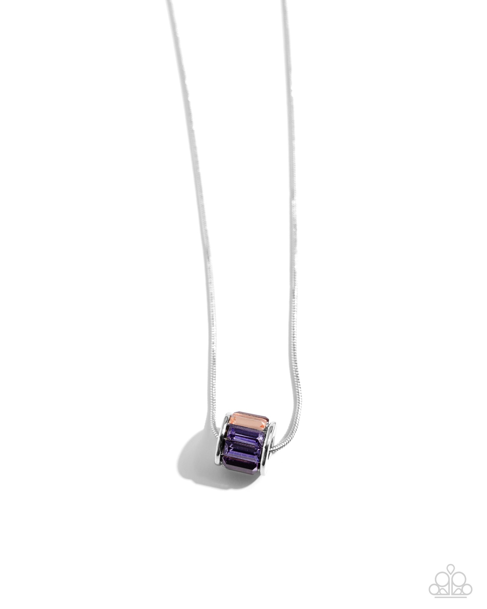 Warden Wheel Purple Necklace