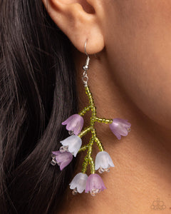Beguiling Bouquet Earring (Purple, Multi)