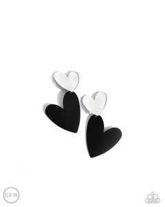 Romantic Occasion Black Earring