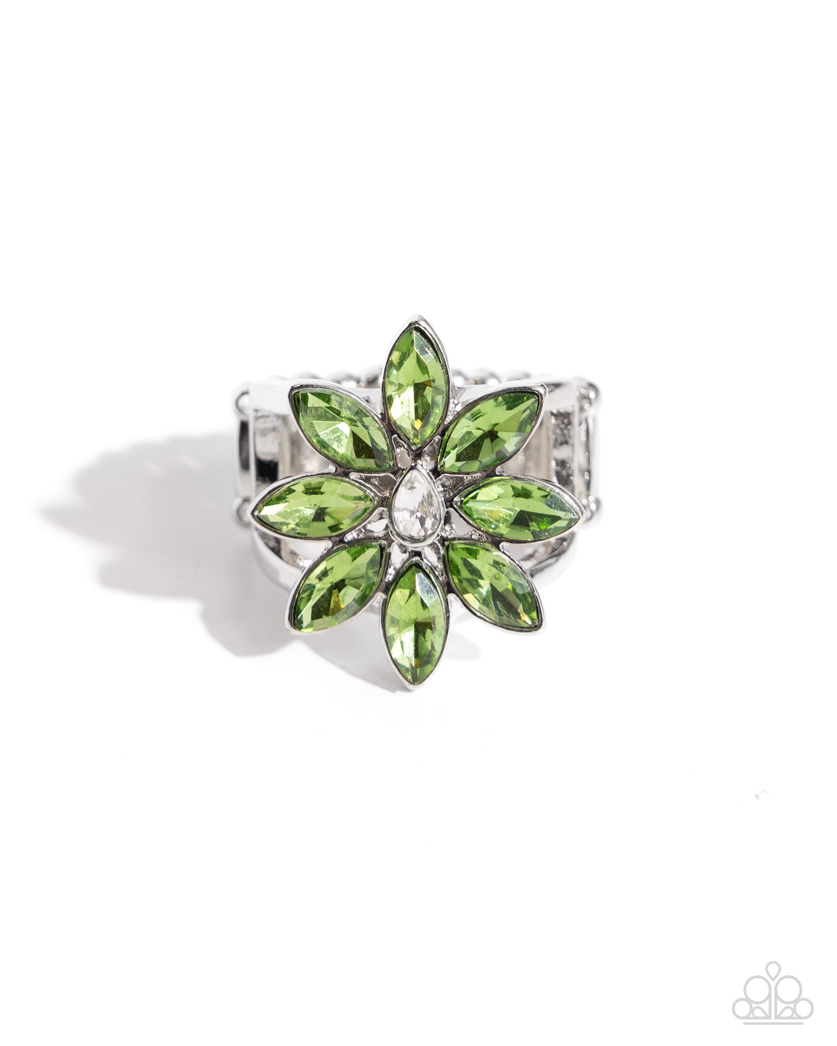 Petaled Performance Green Ring